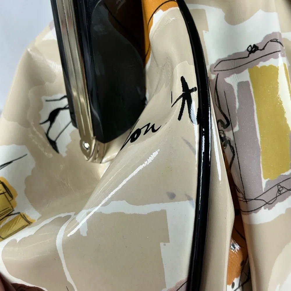 Kate Spade RARE‎ Garance Doré Collection Clutch Hand Shoulder Bag Kisslock Uniqu - Picture 15 of 15